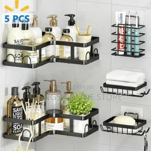 5 Sets Cosmetics Lotion Bathroom Storage Rack