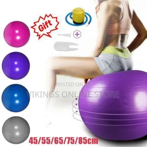 Yoga Ball PVC Thicken for Pilates Yoga Fitness Sport -