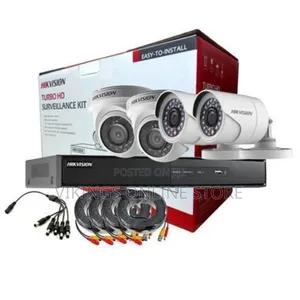 Hikvision 4ch / Channel Turbo HD Surveillance Kit - White