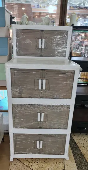 3 Layers Plastic Foldable Storage Box /Wardrobe