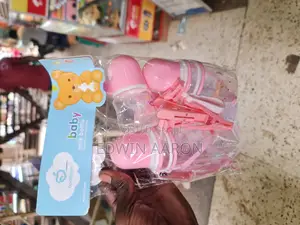 Baby Feeding Bottle Set With Cleaners and Bib