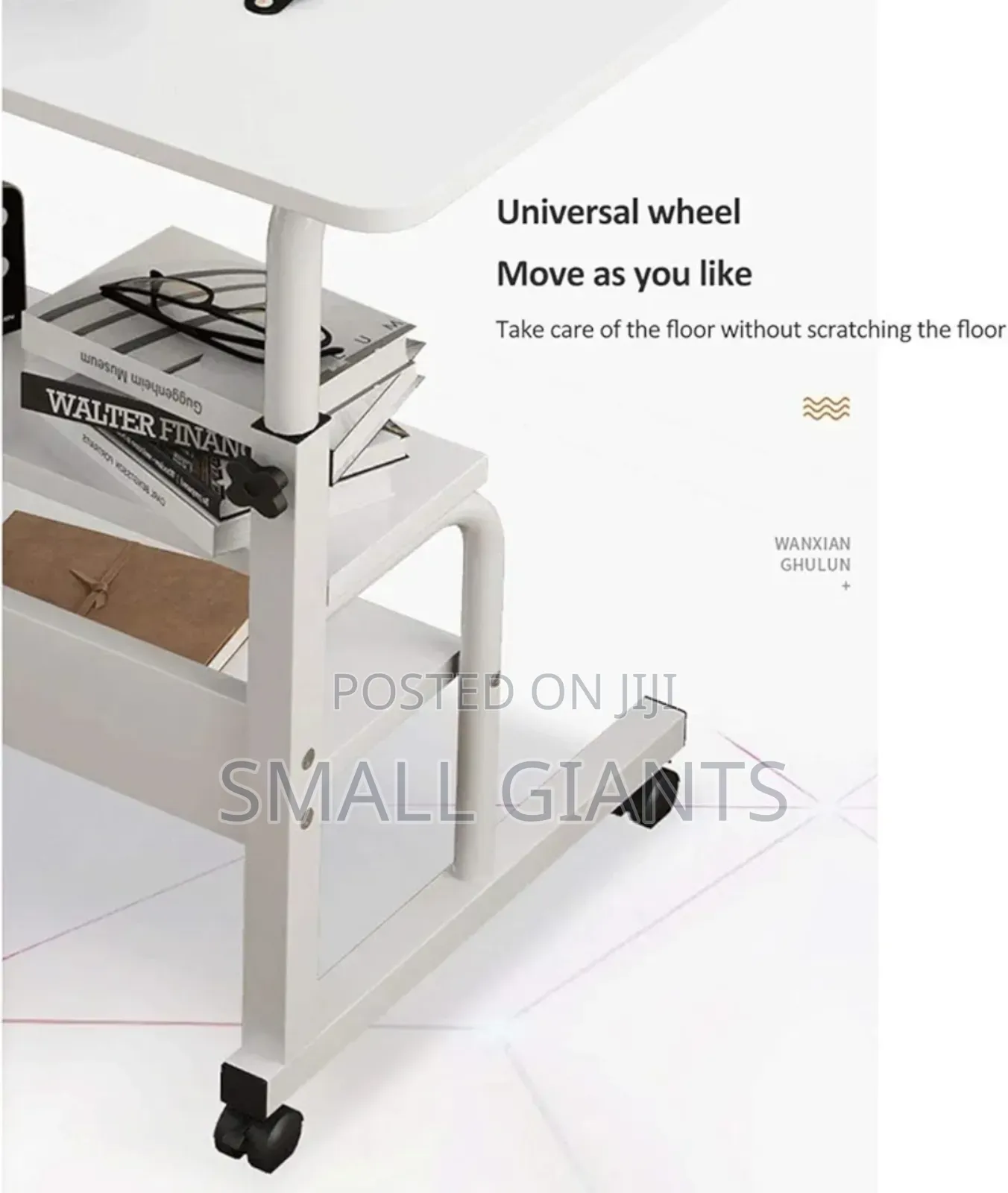 Mobile Overved Laptop Desk With Wheels