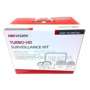 Hikvision 8 Channel Hikvision Full HD CCTV Cameras - White