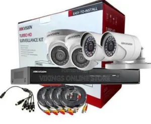Hikvision 4 Channel 2mp Fully Installed - White