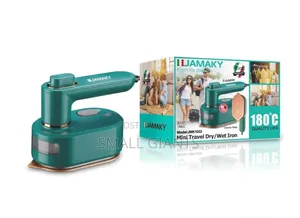 Jamaky Mini Travel Dry and Wet Iron 180C -Green