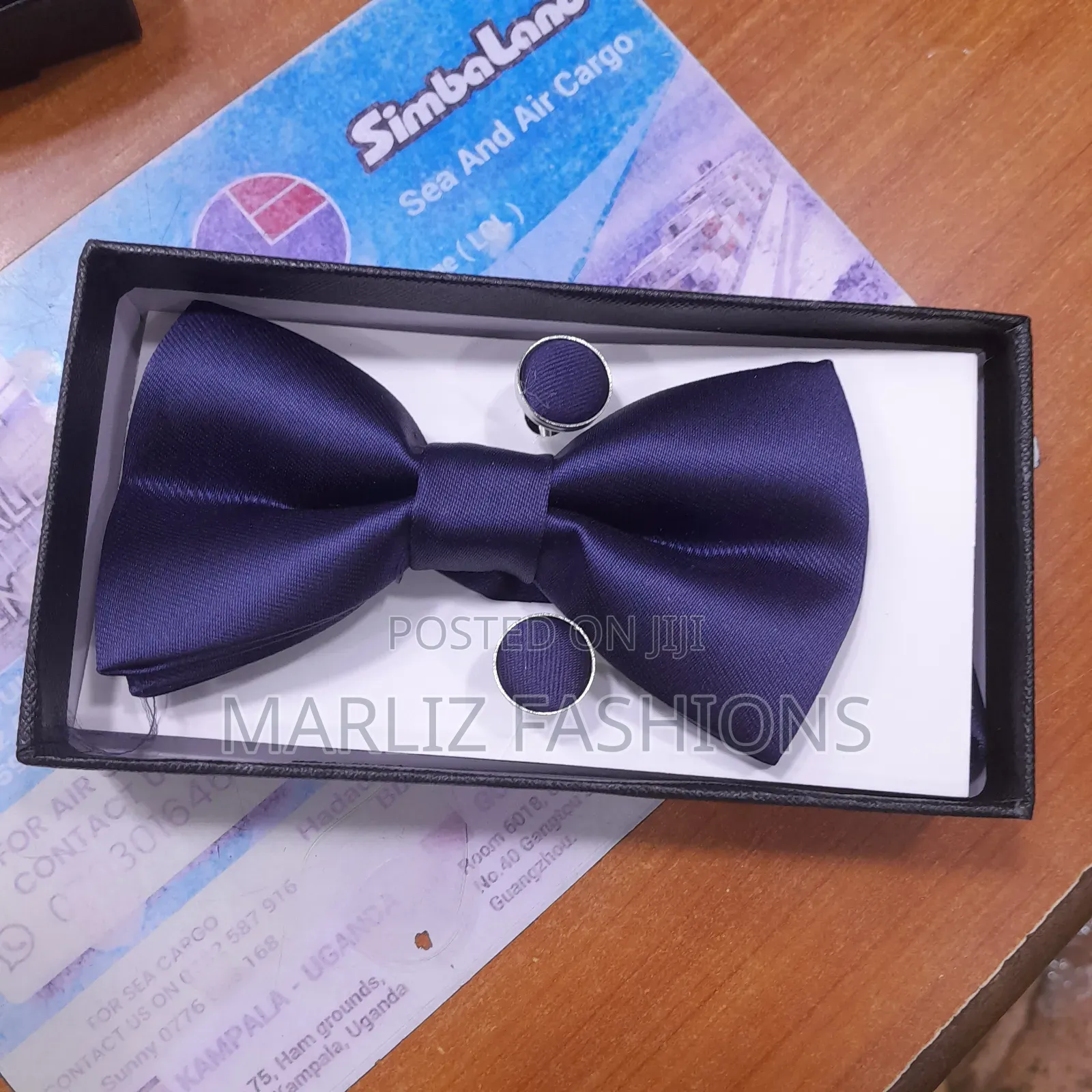 Navy Blue Men's Bowtie