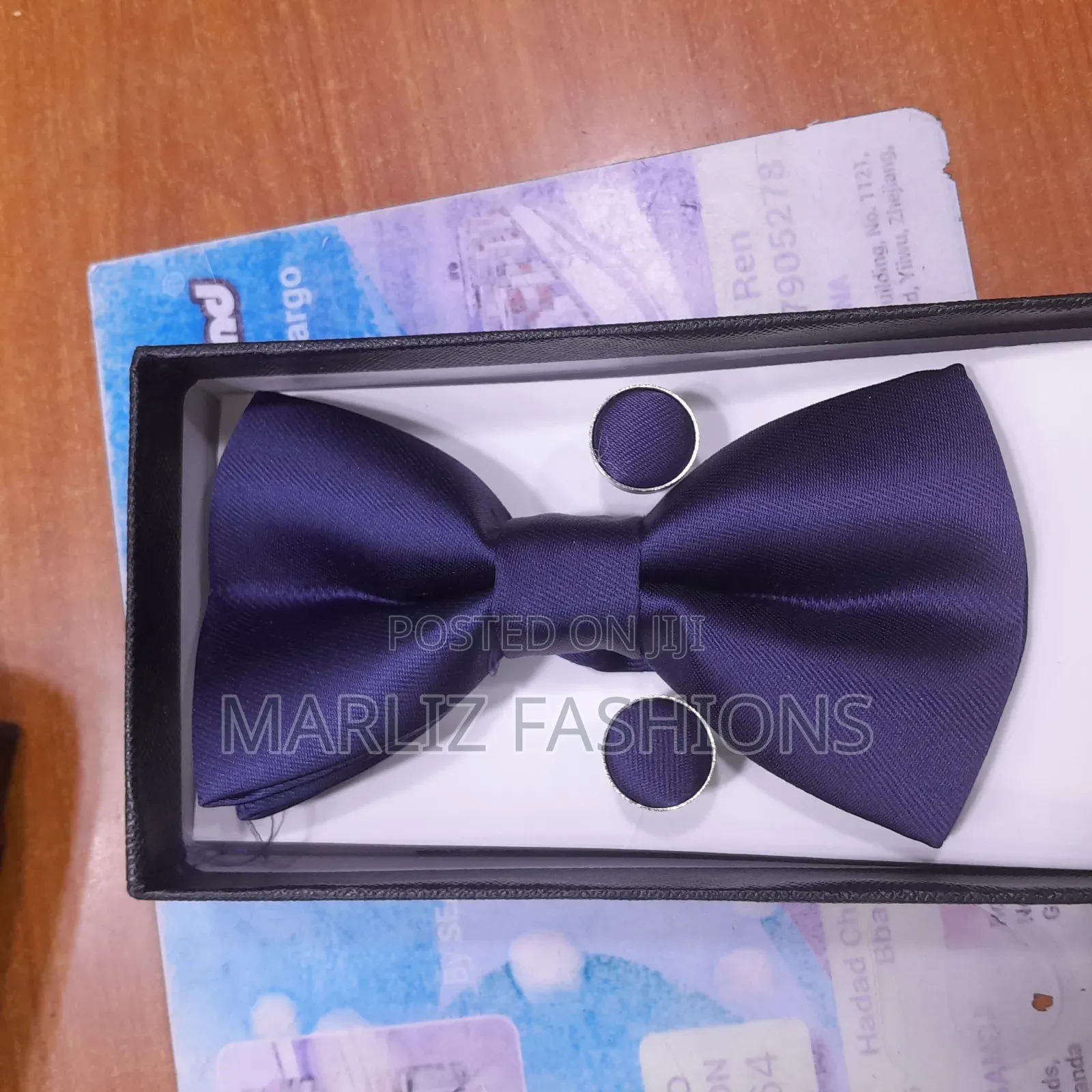 Navy Blue Men's Bowtie
