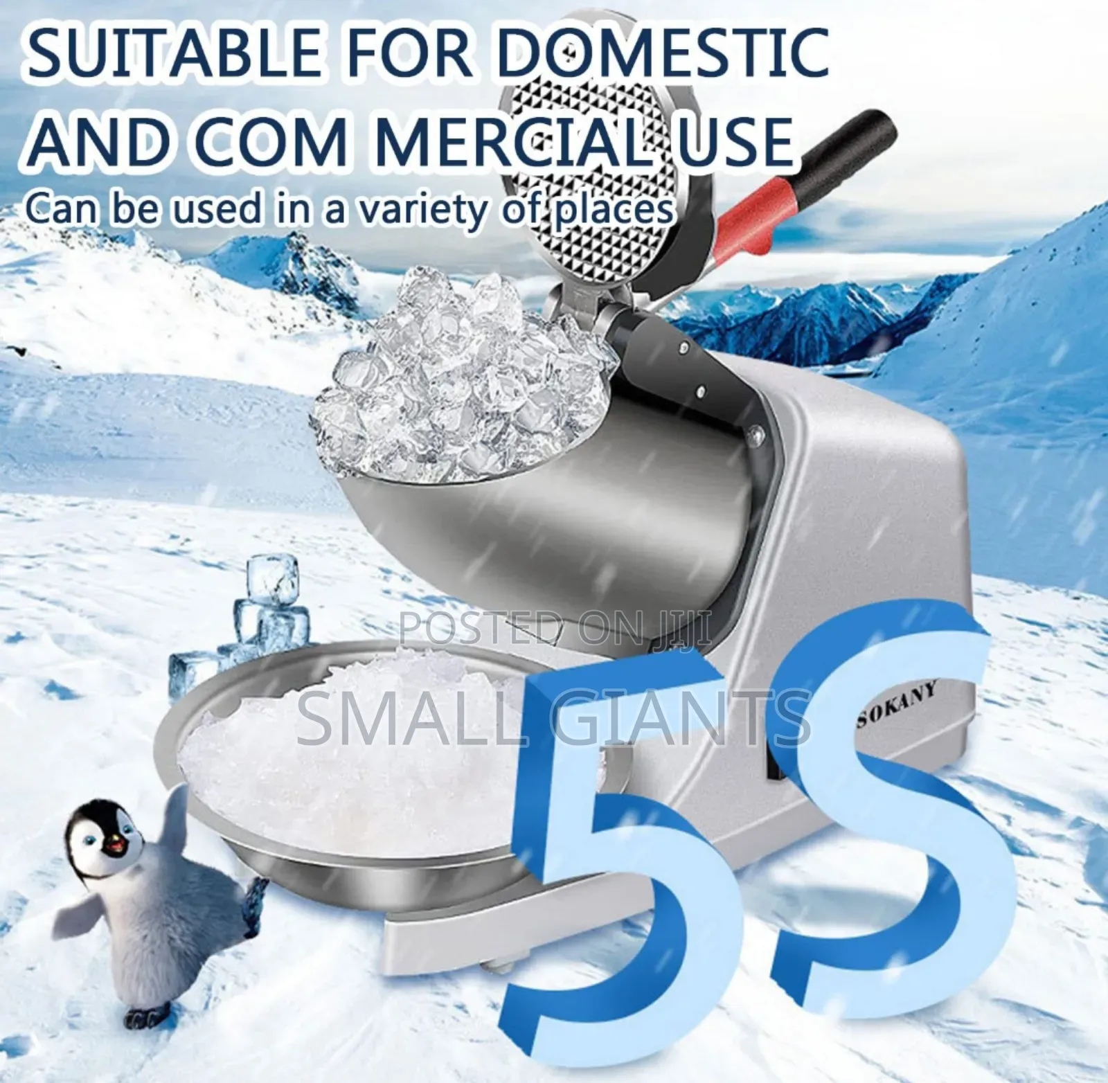 300W Electric Ice Crusher Machine SK-777