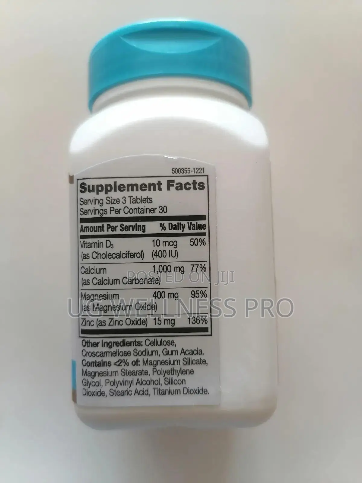 21st Century, Calcium Magnesium Zinc + D3, 90 Tablets