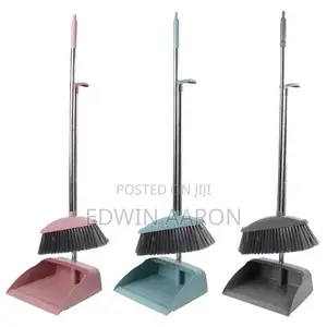 Stainless Steel Broom With Dust Pan