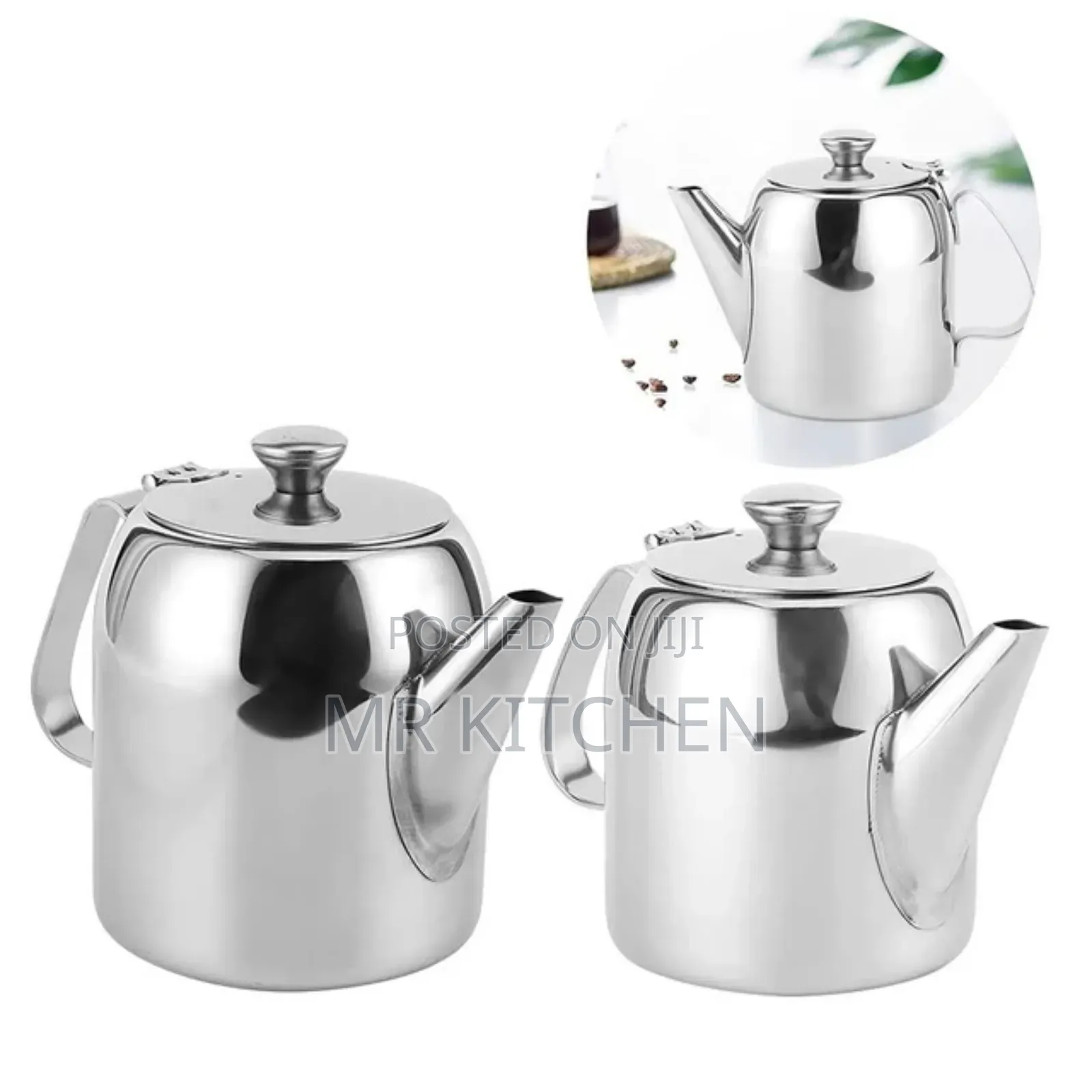 Heavy Metallic Teapot