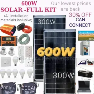 600W Complete Solar System Kit
