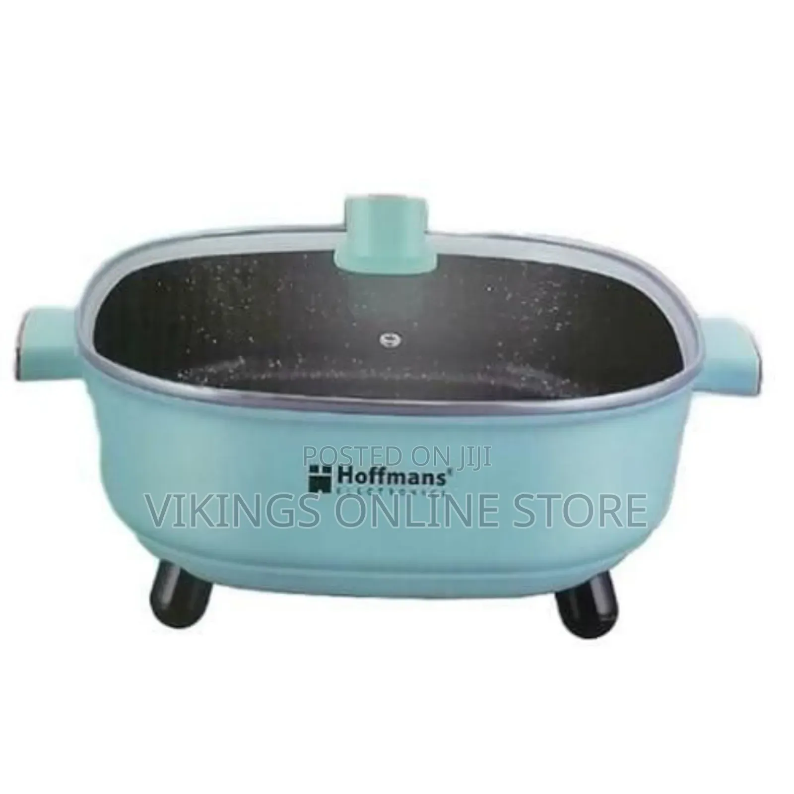 Hoffmans 6 Litre Ceramic Nonstick - Deep Electric Frying Pan