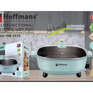Hoffmans 6 Litre Ceramic Nonstick - Deep Electric Frying Pan