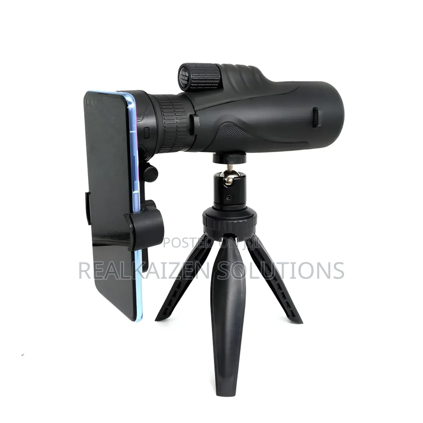 High Power Telescope Monocular With Smartphone Holder+Tripod