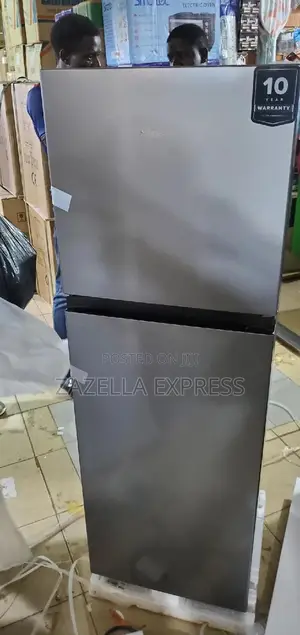 Hisense 200l Double-door Fridge Silver Colour (Defrost)