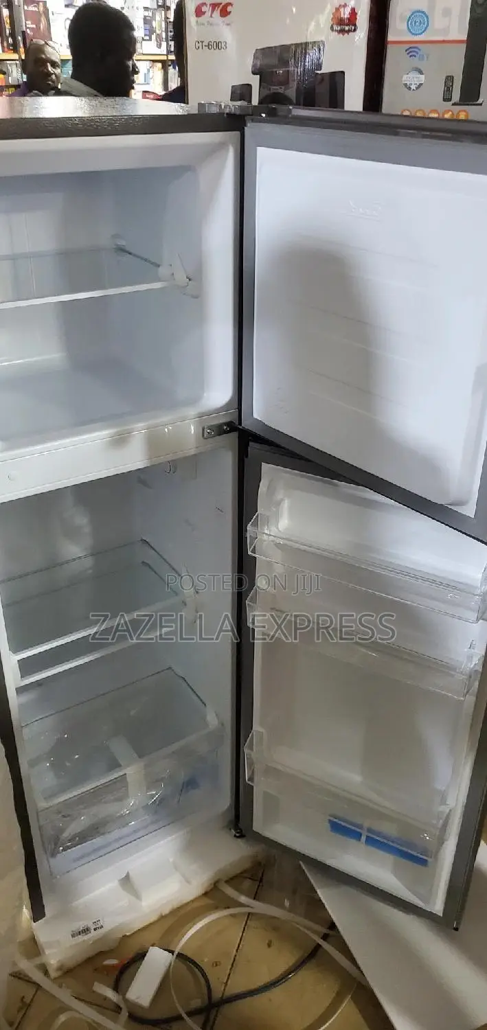 Hisense 200l Double-door Fridge Silver Colour (Defrost)