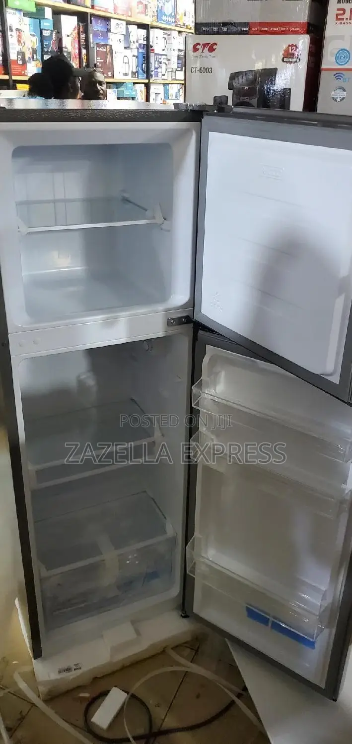 Hisense 200l Double-door Fridge Silver Colour (Defrost)