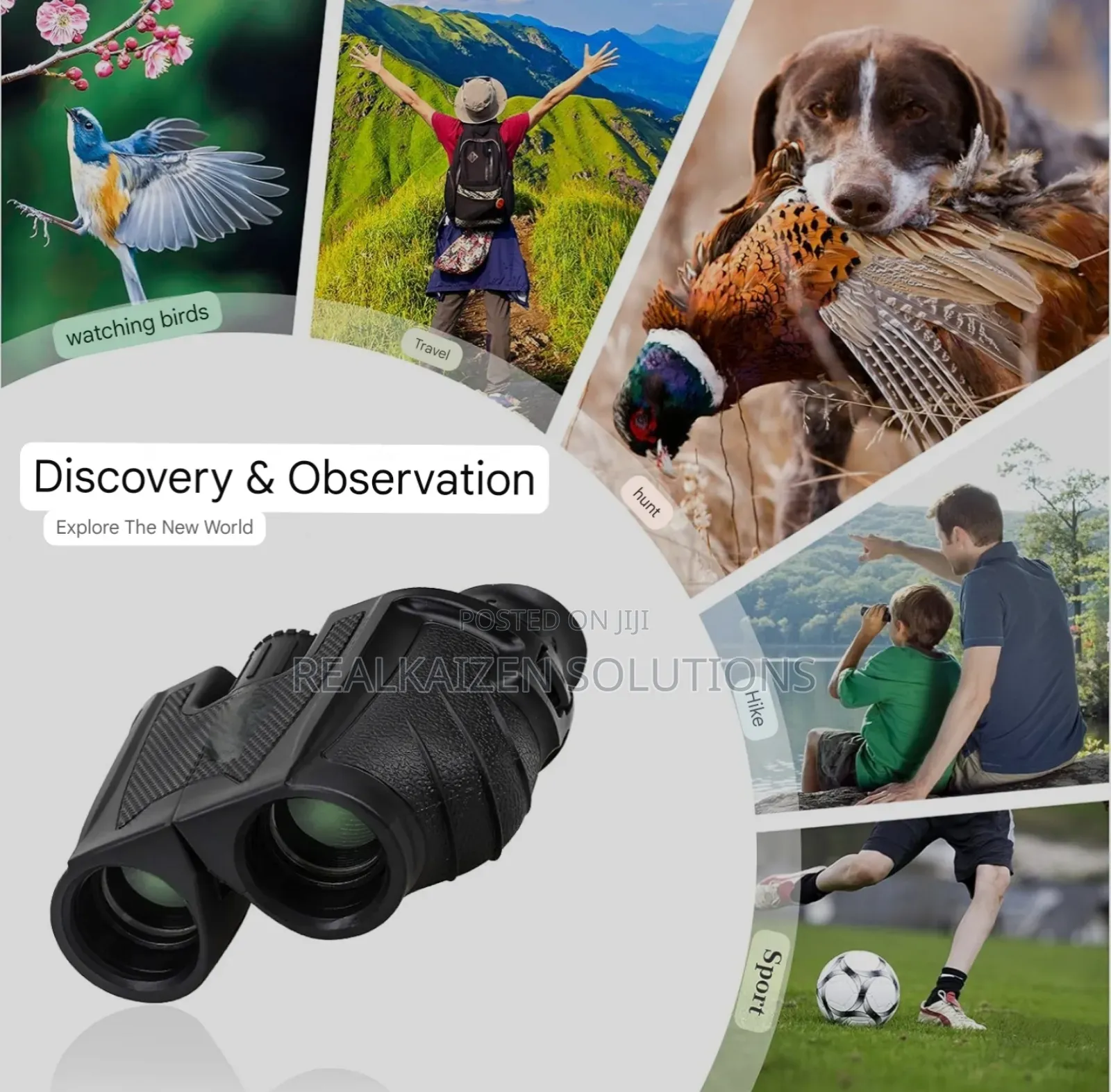 Binoculars Compact Binoculars 10 X 25 for Children Adults