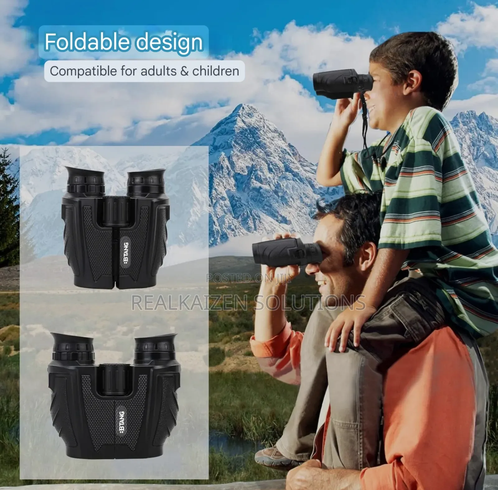 Binoculars Compact Binoculars 10 X 25 for Children Adults