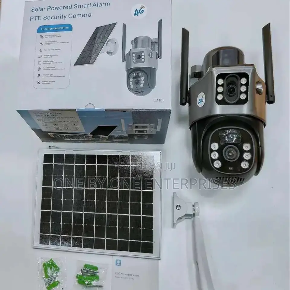 Solar Camera Dual Lens Wireless Simcard Camera 4g