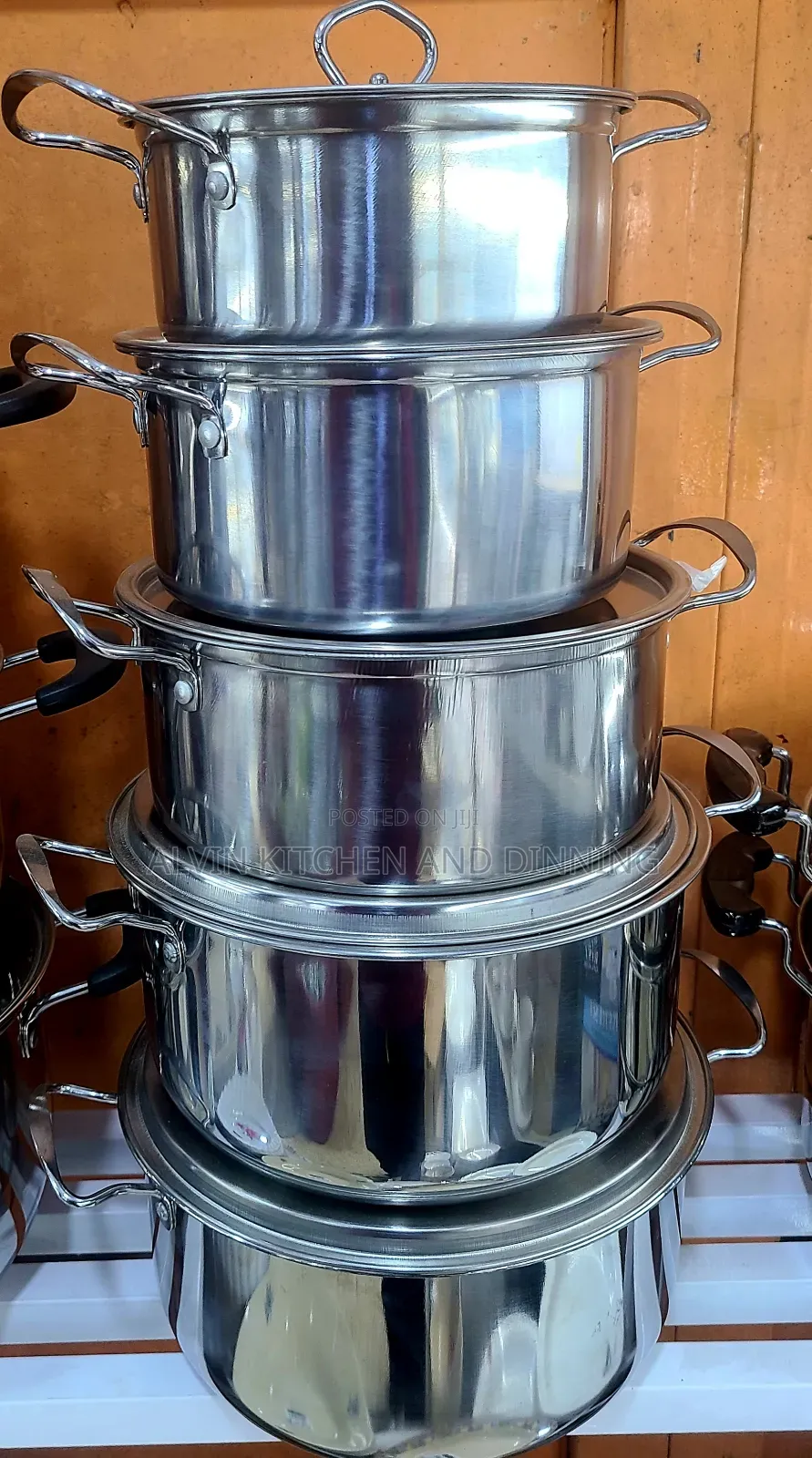Saucepan Stainless Steel 5pcs