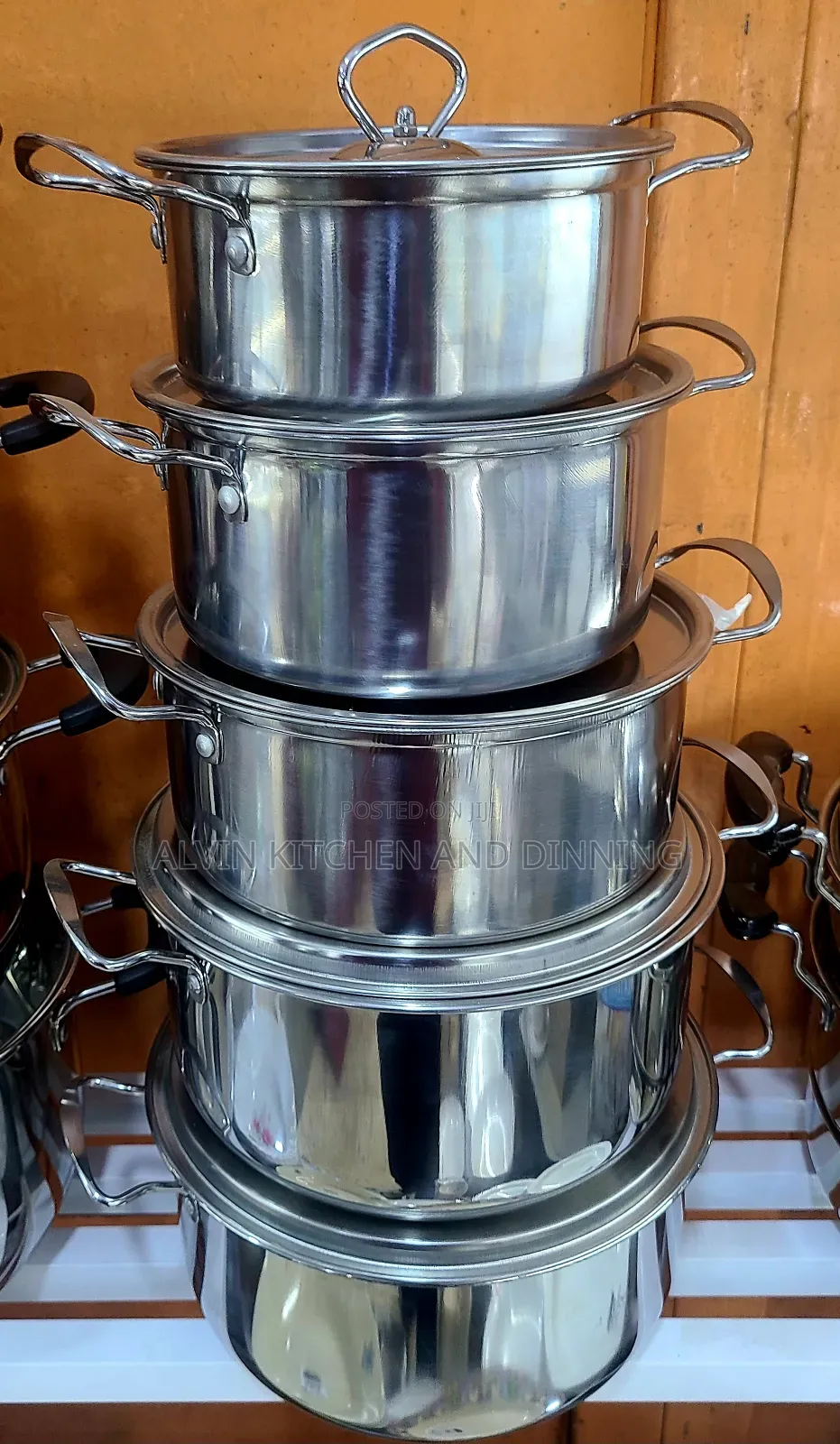 Saucepan Stainless Steel 5pcs