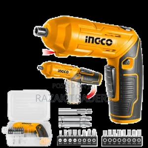 4V Lithium-Ion Cordless Screwdriver With Adjustable Handle