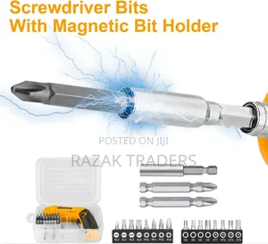 4V Lithium-Ion Cordless Screwdriver With Adjustable Handle