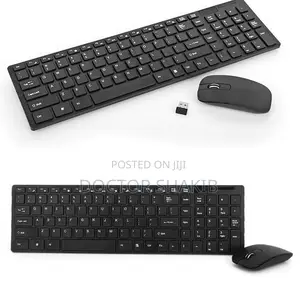 Generic Wireless Keyboard and Mouse Set-Black