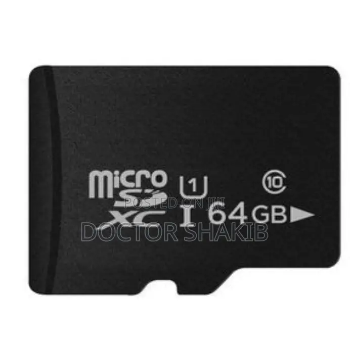 Durable 64GB High Speed Class 10 Memory Card