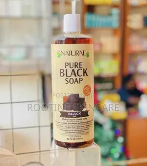 Dr Natural Pure Black Soap Clarifying Wash