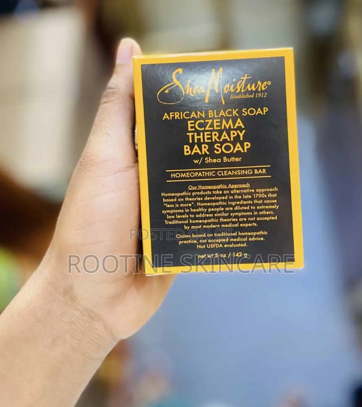 Shea Moisture African Black Soap Eczema Therapy Bar Soap