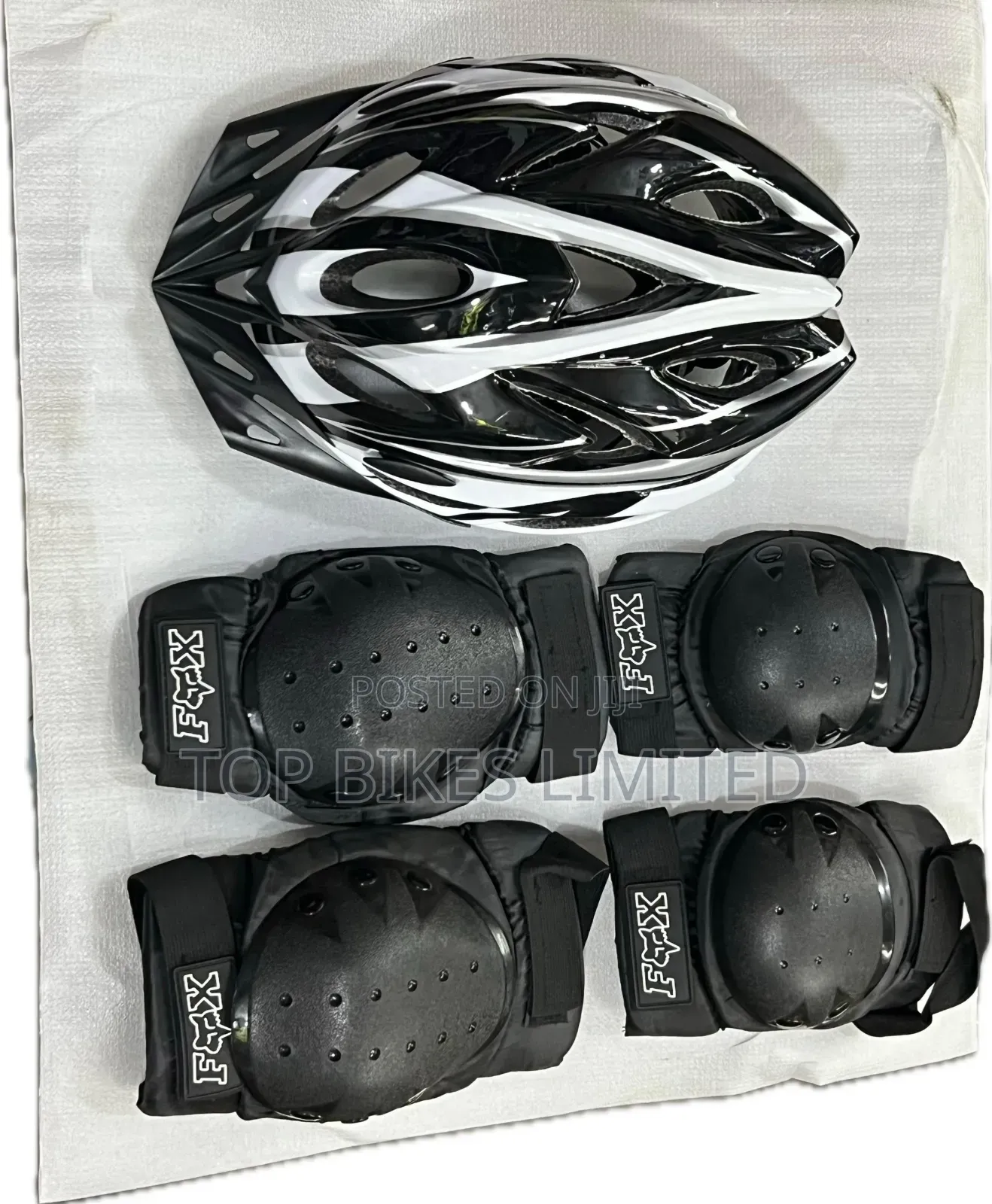 Bicycle Helmet And Pads