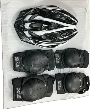 Bicycle Helmet And Pads