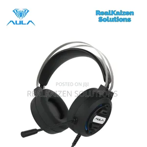 AULA USB Wired Gaming Headset With Microphone Surround Sound