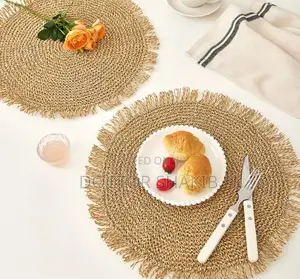 6pcs Eco-Friendly Paper Crochet Meal Mat