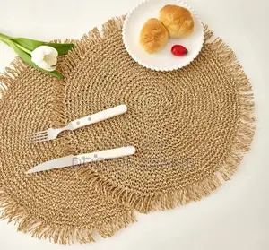 6pcs Eco-Friendly Paper Crochet Meal Mat