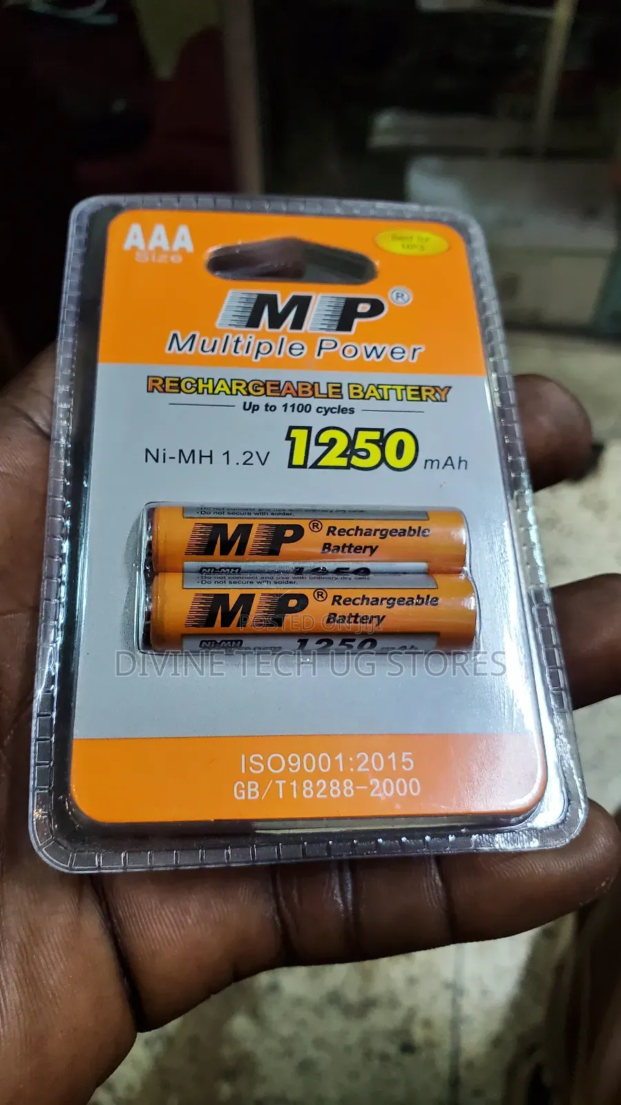 MP AAA Rechargeable Battery- Multiple Power (1.2V 1250 Mah )