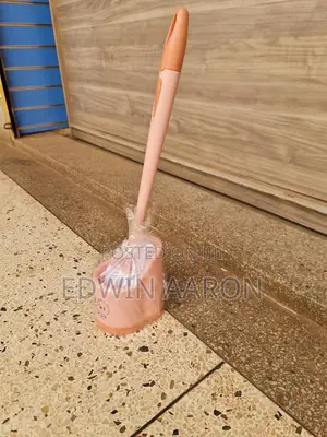 Double Plastic Toilet Brush