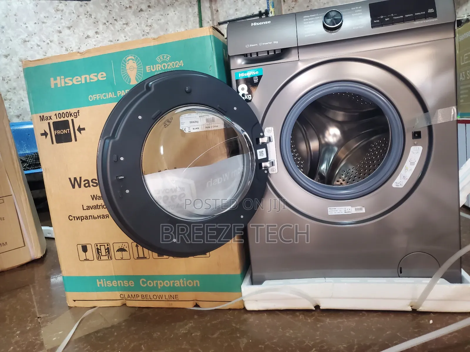 Hisense Washing Machine 8kg Front Loader