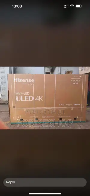 Hisense 100inch Min-Led Uled TVS