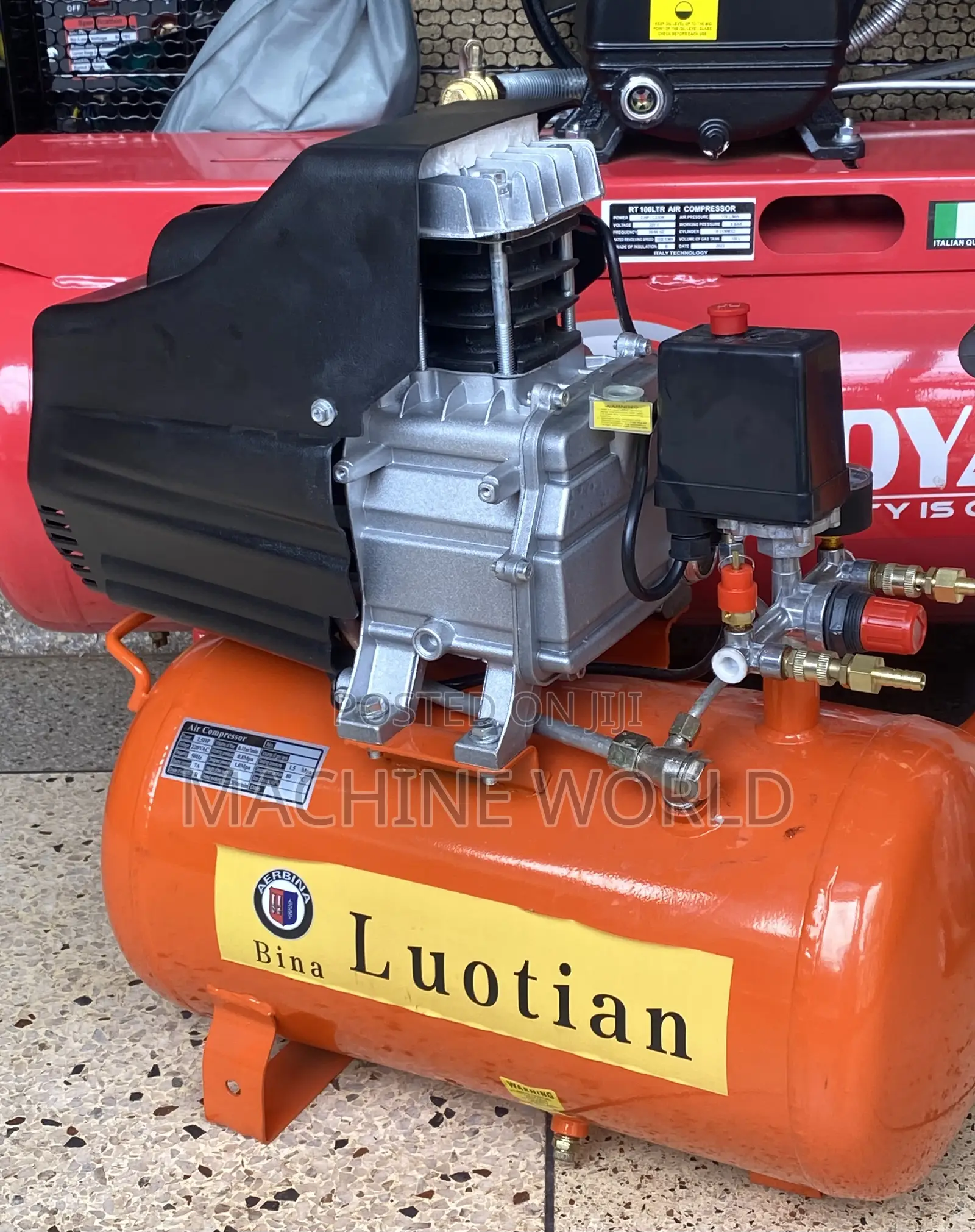 Loutian 25ltrs Air Compressor ORANGE