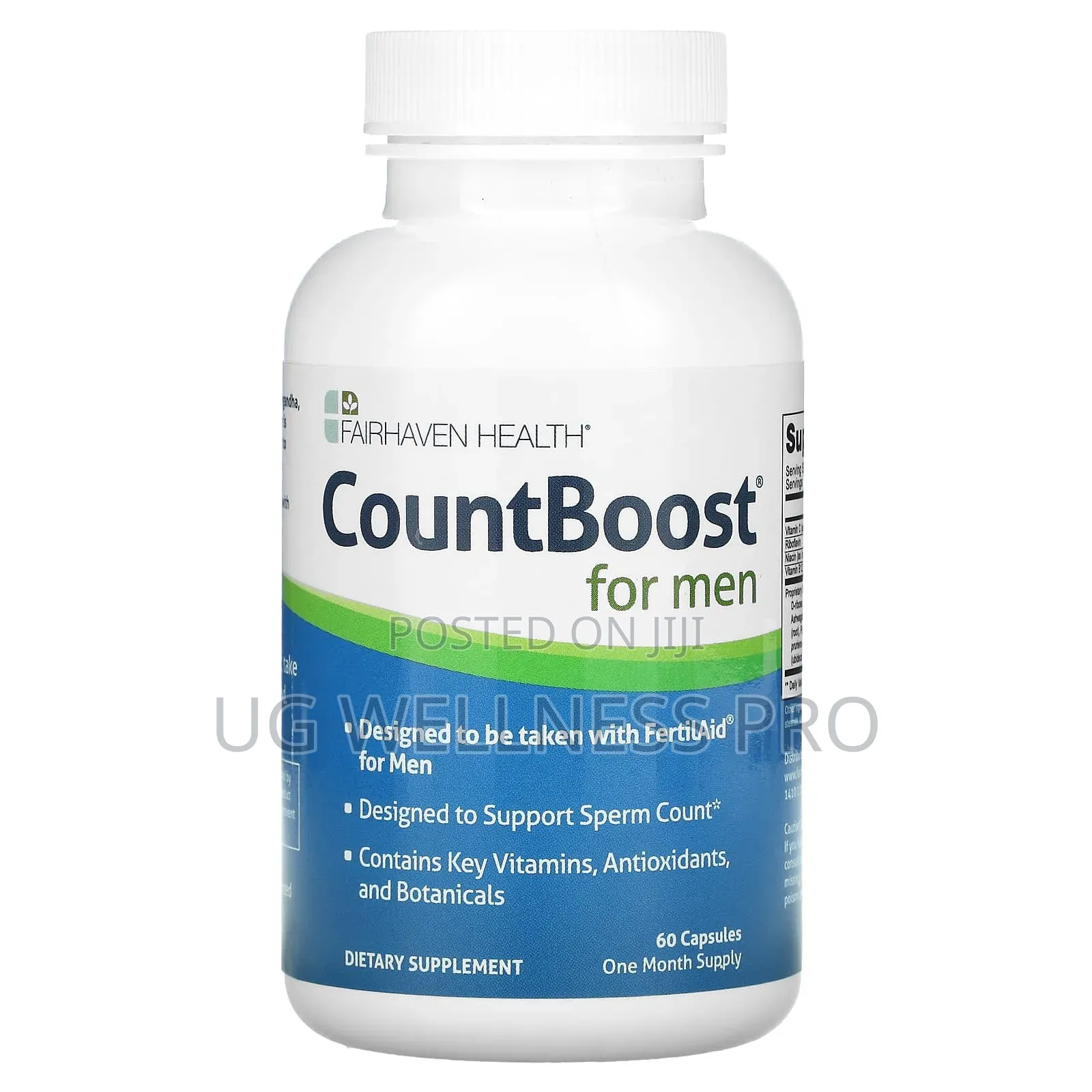 Fairhaven Health, Countboost for Men, 60 Capsules