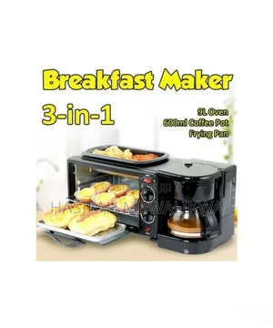 3 in 1 Home Breakfast Machine Coffee Maker Frying Pan Bread