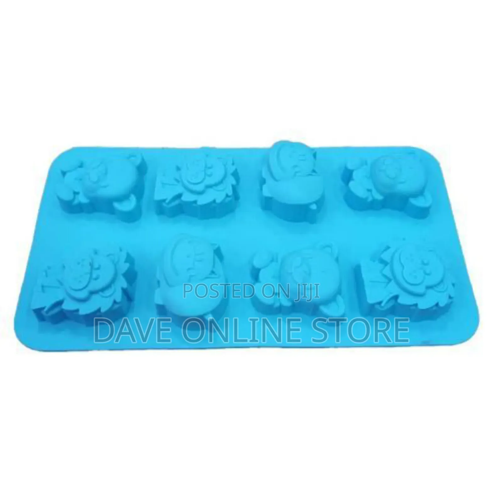 Ice Mold and Tray With Animal Characters for Ice Cubes