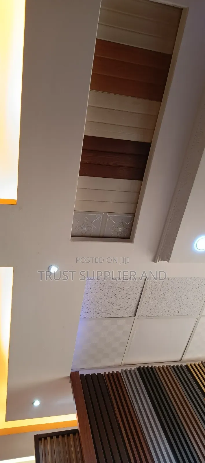 Gypsum Ceiling and PVC Ceiling
