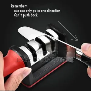Manual Kitchen Knife Sharpener -Green Black Red