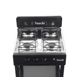 Saachi Four Burner Gas Stove NL-GAS-5256-BK Manual Ignition