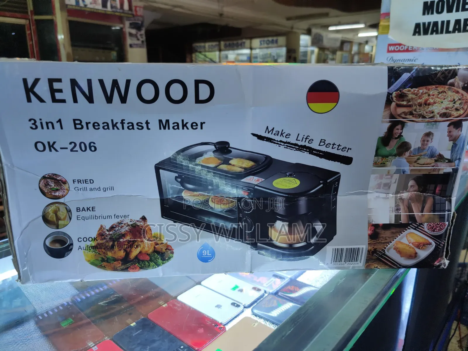 Kenwood 3in1 Breakfast Maker/3in1 Breakfast Machine/Maker